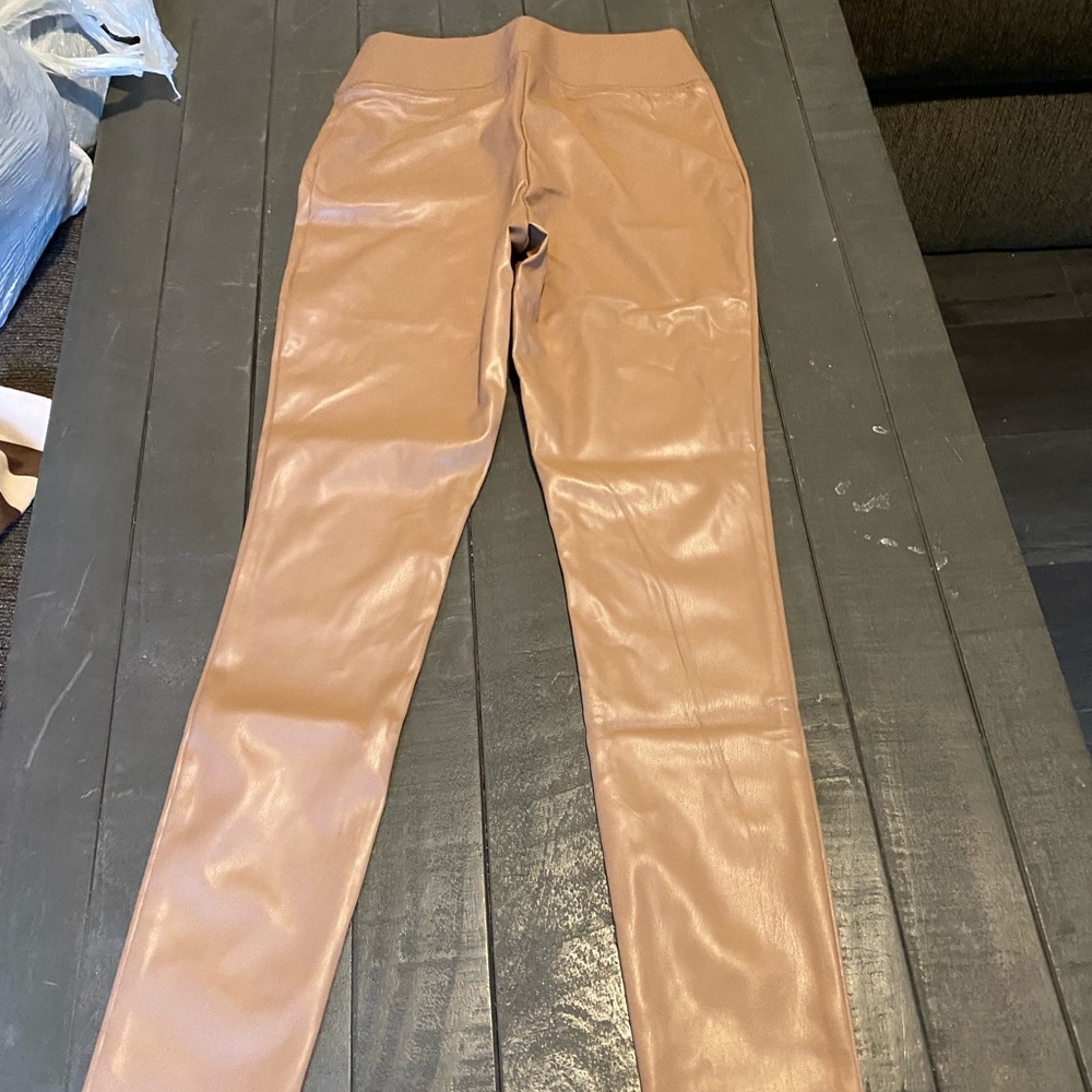 INC fake leather legging never worn hood condition comfy/stretchy